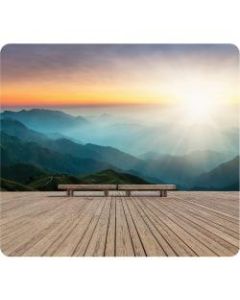 Fellowes Recycled Mouse Pad - Mountain Sunrise - Mountain Sunrise - 8in x 9in x 0.06in Dimension - Multicolor - Rubber - Slip Resistant, Scratch Resistant, Skid Proof - 1 Pack