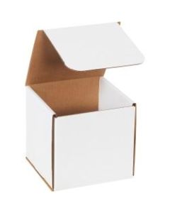 Office Depot Brand Corrugated Mailers 6in x 6in x 6in, White, Bundle of 50