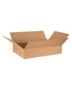 Office Depot Brand Flat Corrugated Boxes, 30in x 20in x 6in, Kraft, Bundle of 15
