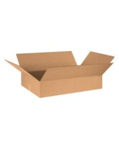 Office Depot Brand Flat Corrugated Boxes, 30in x 20in x 6in, Kraft, Bundle of 15