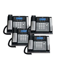 Telefield RCA 4-Line Expandable Corded Phone System With Digital Answering System, RCA-4DSKBNDL