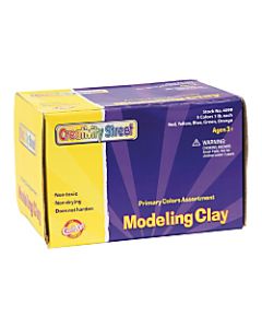 Creativity Street Modeling Dough, 1 Lb, Assorted Primary Colors, Pack Of 5