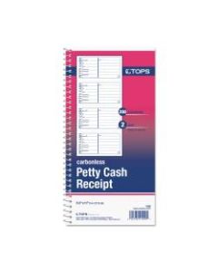 Tops Petty Cash Book, 2-Part, 11in x 5-1/2in