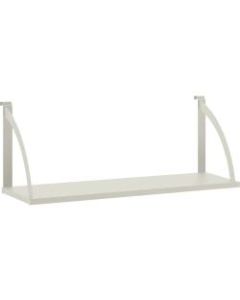 HON Verse Hanging Shelf, 36inW - 36in Width x 24.8in Depth - Steel - Light Gray