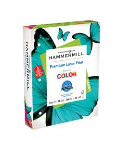 Hammermill Laser Paper, 3-Hole Punched, Letter Size (8 1/2in x 11in), 24 Lb, Ream Of 500 Sheets