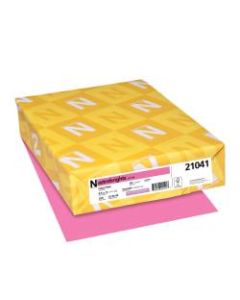 Astrobrights Colored Cardstock, 8.5in x 11in, 65 Lb, Pulsar Pink, 250 Sheets