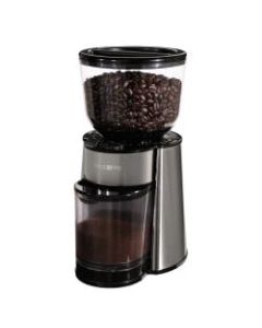 Mr. Coffee Burr Mill Coffee Grinder, 10inH x 5inW x 5inD, Black/Silver