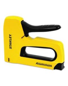 Stanley Bostitch Sharpshooter T50 Staple Gun - 1/4in, 3/8in, 1/2in, 5/16in Staple Size - Yellow