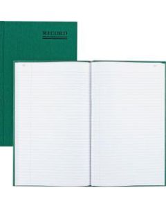 Rediform Emerald Series Account Book - 500 Sheet(s) - Gummed - 7 1/4in x 12 1/4in Sheet Size - Green - White Sheet(s) - Green Print Color - Green Cover - Recycled - 1 Each