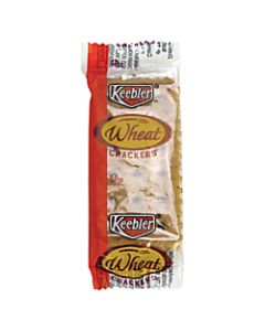 Keebler&reg Wheat Crackers - Wheat - Packet - 2 - 300 / Carton