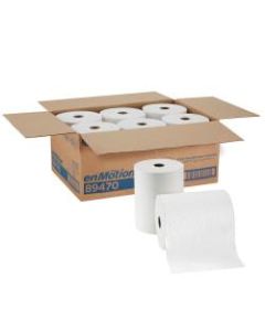 enMotion by GP PRO 1-Ply Paper Towels, 100% Recycled, 800ft Per Roll, Pack Of 6 Rolls