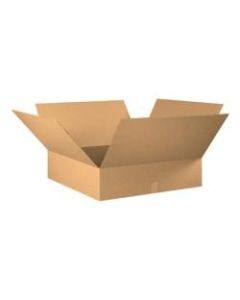 Office Depot Brand Flat Corrugated Boxes, 30in x 30in x 8in, Kraft, Bundle of 10