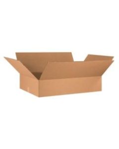 Office Depot Brand Flat Corrugated Boxes, 36in x 24in x 8in, Kraft, Bundle of 10