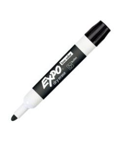 EXPO Low-Odor Dry-Erase Markers, Bullet Point, Black, Pack Of 12
