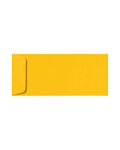LUX Open-End Envelopes, #10, Peel & Press Closure, Sunflower Yellow, Pack Of 500