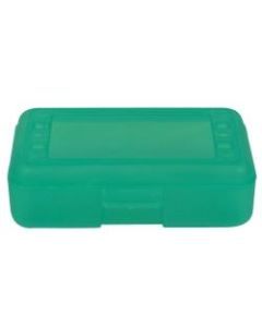 Romanoff Products Pencil Boxes, 8 1/2inH x 5 1/2inW x 2 1/2inD, Lime, Pack Of 12