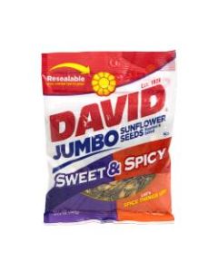 David Jumbo Seeds Sweet and Spicy, 5.25 oz, Box of 12