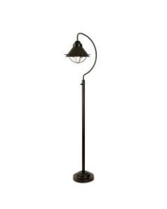 Kenroy Home Harbour Outdoor Floor Lamp, 60-3/8inH, Oil Rubbed Bronze
