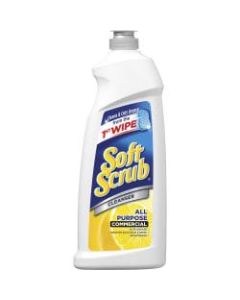 Soft Scrub Total All Purpose Cleanser - Cleaning Cream - Lemon Scent - 6 / Carton