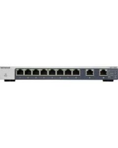 Netgear GS110MX Ethernet Switch - 8 Ports - 2 Layer Supported - Twisted Pair - Rack-mountable, Wall Mountable, Desktop - Lifetime Limited Warranty
