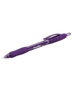 Paper Mate Profile Retractable Ballpoint Pen, Bold Point, 1.4 mm, Purple Ink