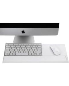 Rain Design mRest Wrist Rest & Mouse Pad-White - White - Lycra, Gel, Elastomer - 1 Pack