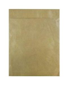 JAM Paper Tyvek Open-End 10in x 13in Catalog Envelopes, Self-Adhesive, Gold, Pack Of 25