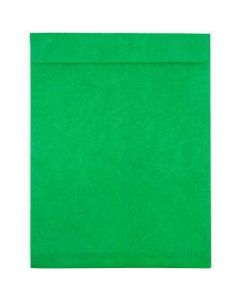 JAM Paper Tyvek Open-End 10in x 13in Catalog Envelopes, Self-Adhesive, Green, Pack Of 25