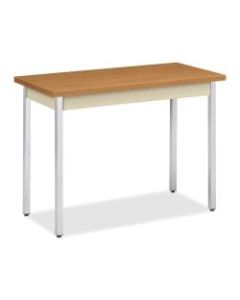 HON Utility Table, 40in x 20in x 29in, Harvest/Putty
