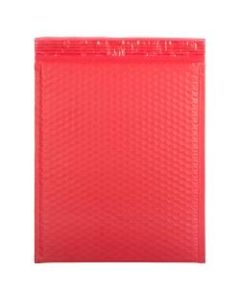 JAM Paper Bubble Envelopes, Catalog, Open End, 12in x 15 1/2in, Red, Pack Of 12