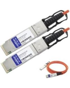 AddOn Mellanox MFS4R12CB-015 Compatible TAA Compliant 40GBase-AOC QSFP+ to QSFP+ Direct Attach Cable (850nm, MMF, 15m) - 100% compatible and guaranteed to work