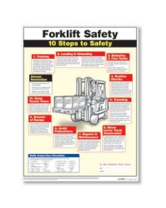 ComplyRight Forklift Safety Poster, English, 18in x 24in