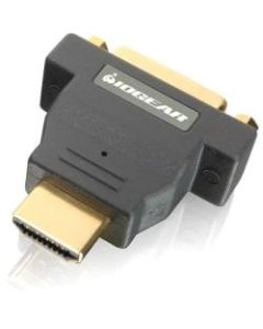 IOGEAR HD Male to DVI Female Adapter - 1 Pack - 1 x HDMI Male Digital Audio/Video - 1 x DVI-D (Dual-Link) Female Digital Video