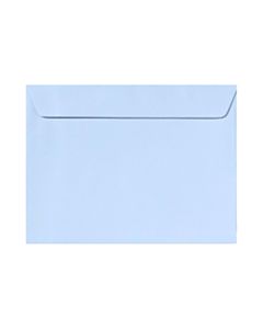 LUX Booklet 9in x 12in Envelopes, Gummed Seal, Baby Blue, Pack Of 500