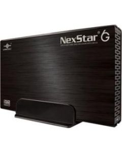 Vantec NexStar 6G NST-366S3-BK Drive Enclosure - USB 3.0 Host Interface External - Black - 1 x 3.5in Bay