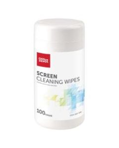 Office Depot Brand Screen Cleaning Wipes, Pack Of 100