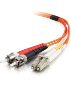 C2G-3m LC-ST 62.5/125 OM1 Duplex Multimode PVC Fiber Optic Cable (LSZH) - Orange - Fiber Optic for Network Device - LC Male - ST Male - 62.5/125 - Duplex Multimode - OM1 - LSZH - 3m - Orange