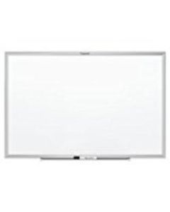 Quartet Standard Magnetic Dry-Erase Whiteboard, 24in x 18in, Aluminum Frame With Silver Finish