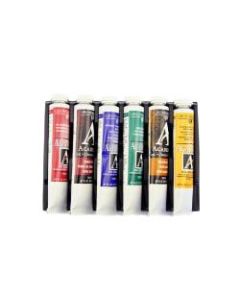 Grumbacher Academy Oil Set, Basic, Assorted Colors, Set Of 6