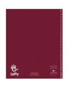 Roaring Spring Lefty 1 Subject Wirebound Notebook - 100 Sheets - 200 Pages - Printed - Spiral Bound