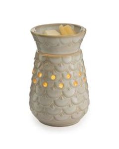 Candle Warmers Etc Midsize Illumination Fragrance Warmers, 6-7/16in x 4-5/8in, Scalloped Vase, Pack Of 6 Warmers