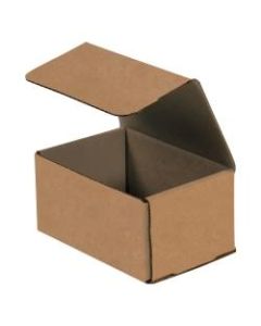 Office Depot Brand Corrugated Mailers, 6in x 4in x 3in, Kraft, Pack Of 50