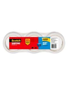 Scotch Heavy-Duty Shipping Packing Tape, 1 -7/8in x 43-7/10 Yd., Pack Of 3 Rolls