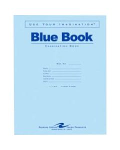 Roaring Spring Wide-Ruled Examination Book, 8 1/2in x 11in, 8 Sheets, Blue