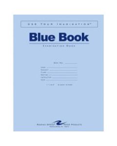 Roaring Spring Wide-Ruled Examination Book, 8 1/2in x 11in, 8 Sheets, Blue