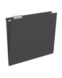 Smead Hanging File Folders, Letter Size, Black, Box Of 25 Folders