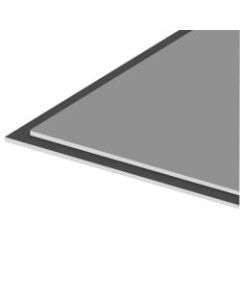 Royal Brites Dual Color Foam Board, 20in x 30in, Gray & Charcoal Gray