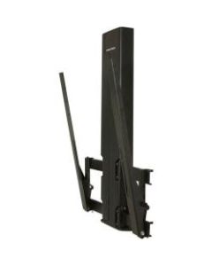 Ergotron Wall Mount for Flat Panel Display - Black - Adjustable Height - 30in to 55in Screen Support - 40 lb Load Capacity