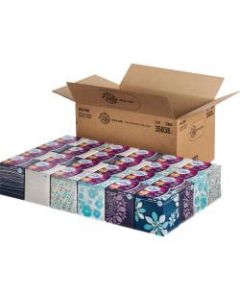 Puffs Ultra Soft 2-Ply Facial Tissue, White, 56 Tissues Per Box, Case Of 24 Boxes