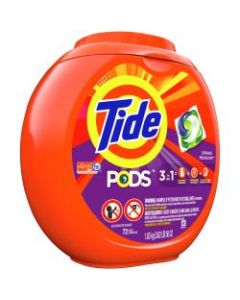 Tide 3 In-1 Pods Laundry Detergent, Bottle Of 72 Pods